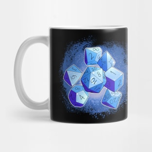 Constellation Blue Dice Set Mug